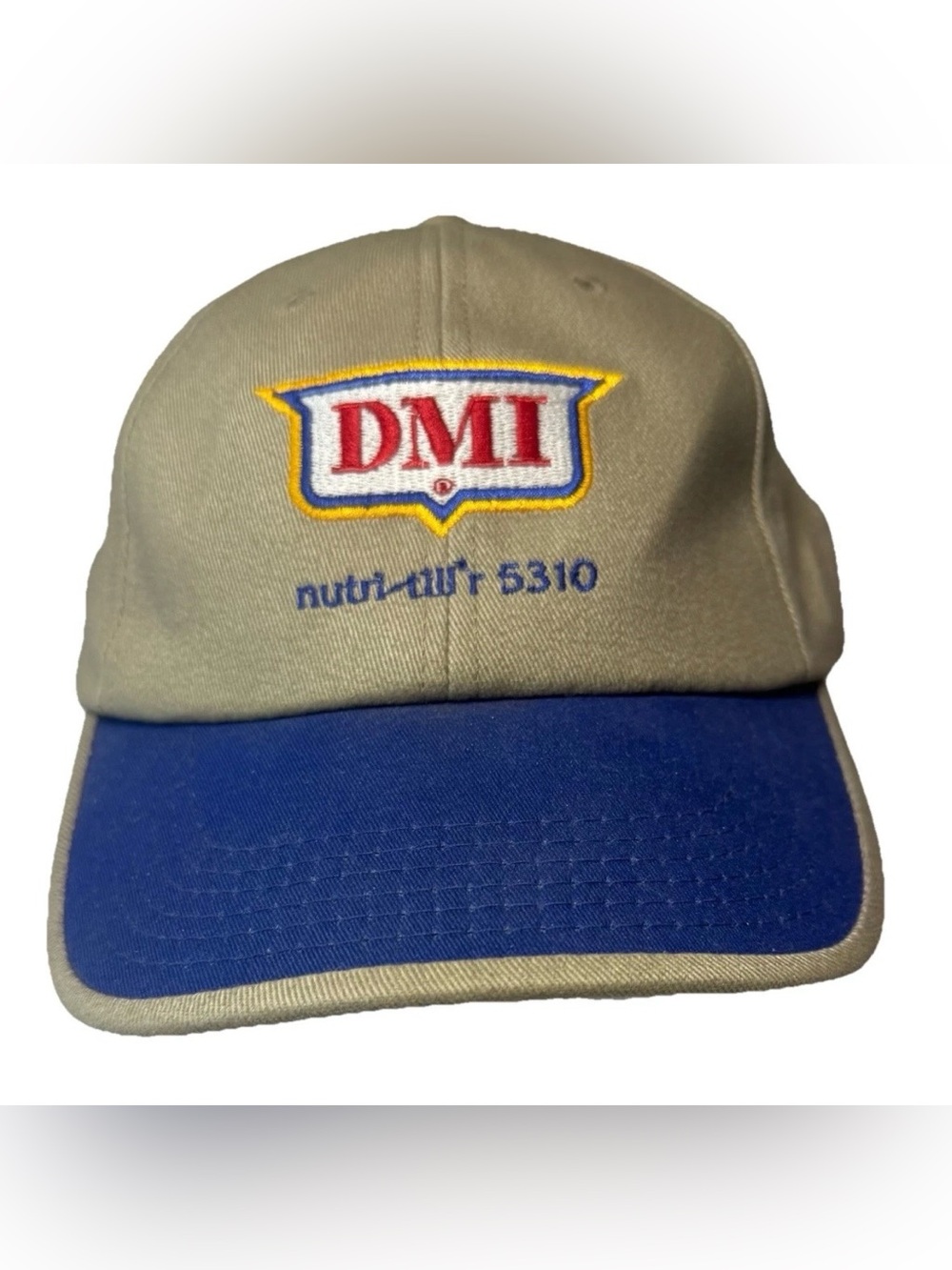 K-Products DMI SnapBack Khaki & Blue Hat Baseball Cap